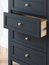 Landocken Brown/Blue Chest of Drawers - Ornate Home