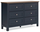 Landocken Brown/Blue Dresser (Online Special Price) - Ornate Home