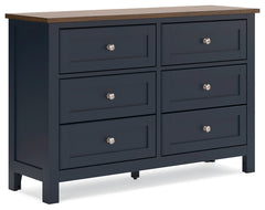 Landocken Brown/Blue Dresser - Ornate Home
