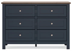 Landocken Brown/Blue Dresser - Ornate Home