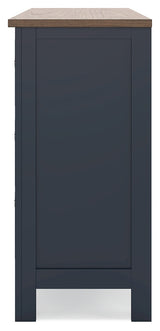 Landocken Brown/Blue Dresser - Ornate Home