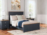 Landocken Brown/Blue Full Panel Youth Bed - Ornate Home