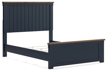 Landocken Brown/Blue Full Panel Youth Bed - Ornate Home