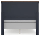 Landocken Brown/Blue Full Panel Youth Bed - Ornate Home