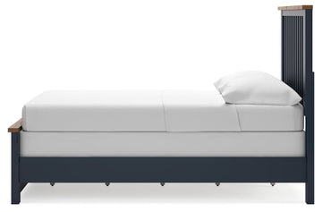 Landocken Brown/Blue Full Panel Youth Bed - Ornate Home