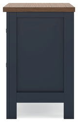 Landocken Brown/Blue Nightstand (Online Special Price) - Ornate Home