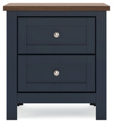 Landocken Brown/Blue Nightstand (Online Special Price) - Ornate Home