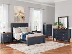 Landocken Brown/Blue Nightstand - Ornate Home