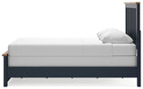 Landocken Brown/Blue Queen Panel Bed (Online Special Price) - Ornate Home