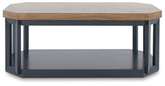 Landocken Brown/Blue Table (Set of 3) - Ornate Home