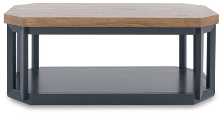 Landocken Brown/Blue Table (Set of 3) - Ornate Home