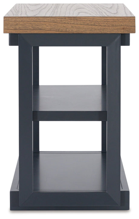 Landocken Brown/Blue Table (Set of 3) - Ornate Home