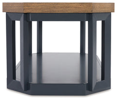 Landocken Brown/Blue Table (Set of 3) - Ornate Home