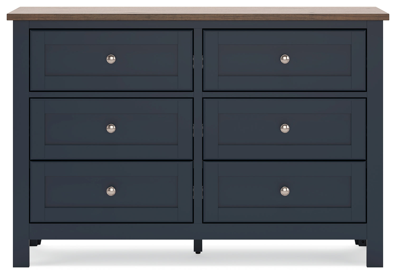 Landocken Brown/Blue Twin Panel Bedroom Set with Dresser, Chest and Nightstand (Online Special Price) - Ornate Home