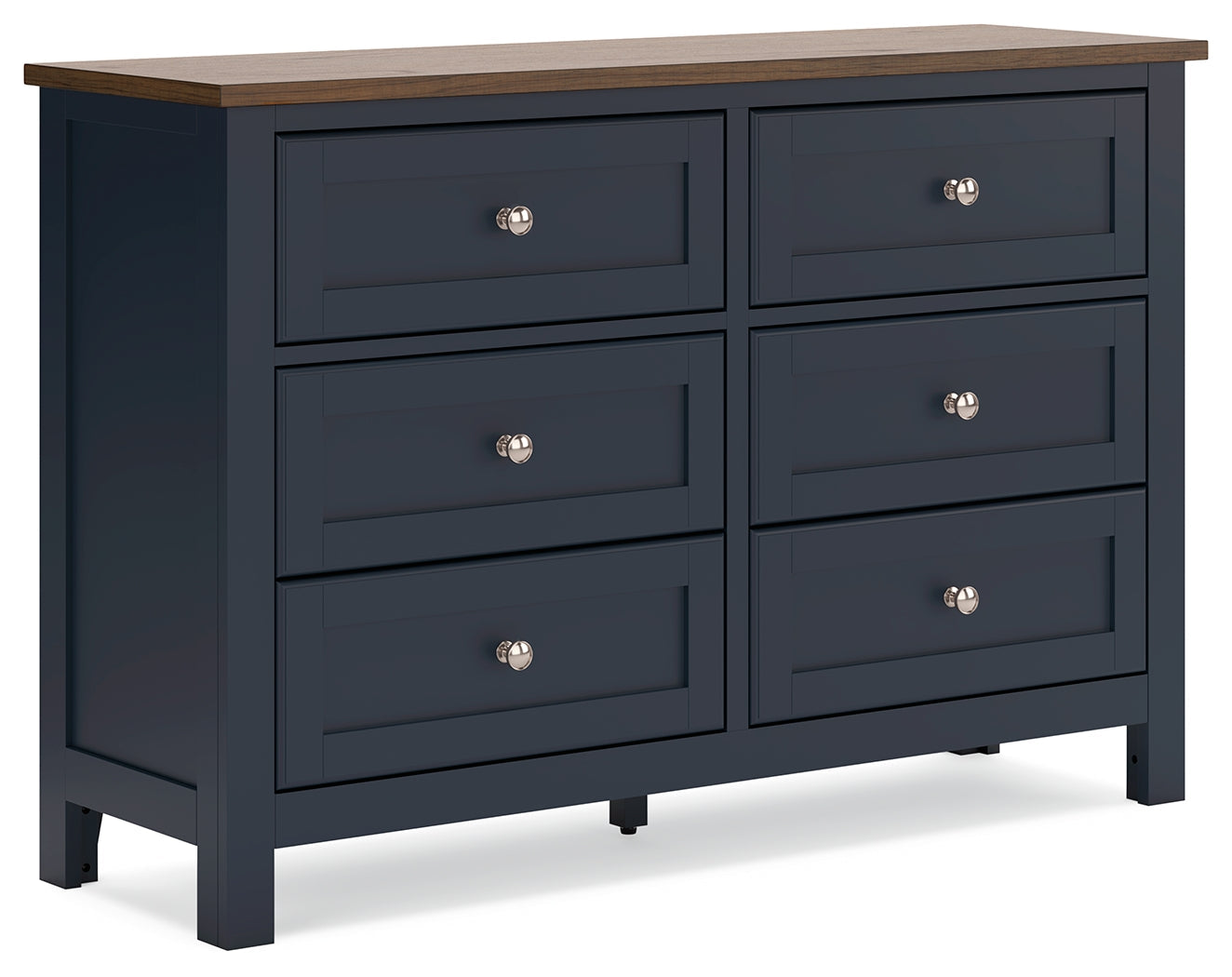Landocken Brown/Blue Twin Panel Bedroom Set with Dresser, Chest and Nightstand (Online Special Price) - Ornate Home