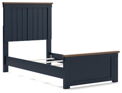 Landocken Brown/Blue Twin Panel Youth Bed - Ornate Home