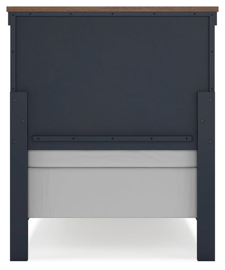 Landocken Twin Panel Bedroom Set with Dresser and Mirror - Ornate Home