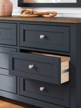 Landocken Twin Panel Bedroom Set with Dresser and Mirror - Ornate Home