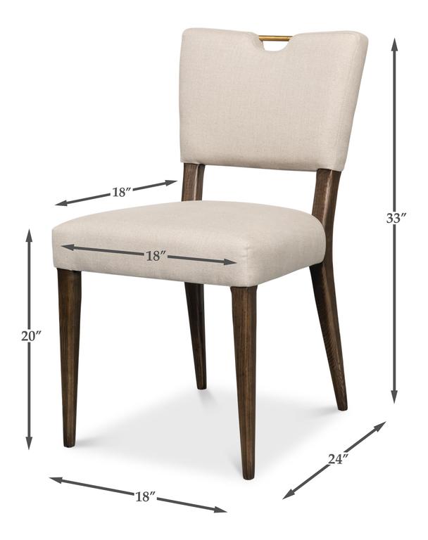 Landon Beige Side Chair (Set of 2) - Ornate Home