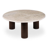 Landon Beige Travertine Coffee Table - Ornate Home