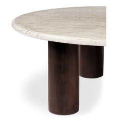 Landon Beige Travertine Coffee Table - Ornate Home