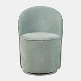 Landon Blue Swivel Dining Chair (Set of 2) - Ornate Home
