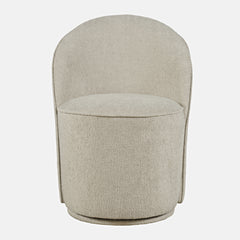 Landon Grey Swivel Dining Chair (Set of 2) - Ornate Home