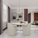 Landon Natural Swivel Dining Chair (Set of 2) - Ornate Home