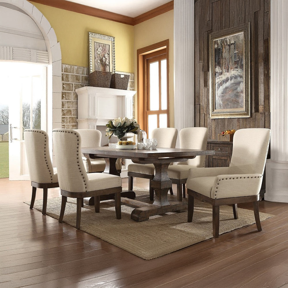 Landon Salvage Brown Server - Ornate Home