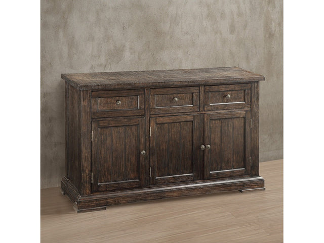 Landon Salvage Brown Server - Ornate Home