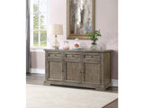 Landon Salvage Gray Server - Ornate Home