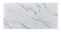 Landon White Marble 47"W Coffee Table - Ornate Home