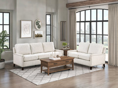Landrum Beige/Gray Loveseat - Ornate Home