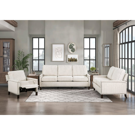 Landrum Beige/Gray Loveseat - Ornate Home