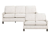 Landrum Beige / Gray Sofa & Loveseat - Ornate Home
