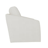 Landry Beige Leather Swivel Chair - Ornate Home