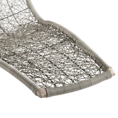 Landscape Light Gray/Gray Hanging Chaise Lounge Outdoor Patio Swing Chair - 67x51" - Ornate Home