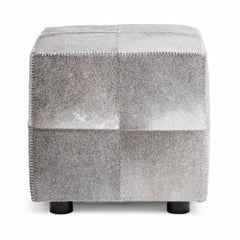 Landyn Sparrow Gray 18" Ottoman - Ornate Home