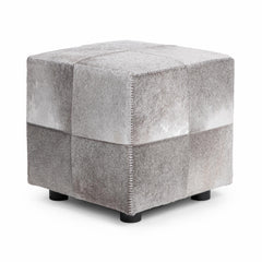 Landyn Sparrow Gray 18" Ottoman - Ornate Home