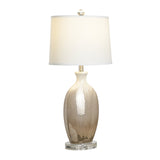 Lane Amber/Cream Table Lamp - Ornate Home