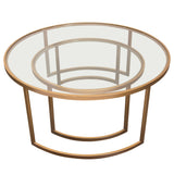 Lane Gold 2pc Round Nesting Set - Ornate Home