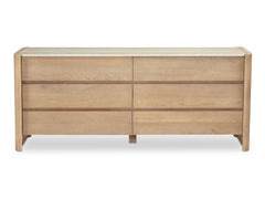 Lane Natural 6 Drawer Dresser - Ornate Home