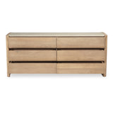 Lane Natural 6 Drawer Dresser - Ornate Home