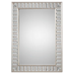 Lanester Silver Leaf Mirror - Ornate Home