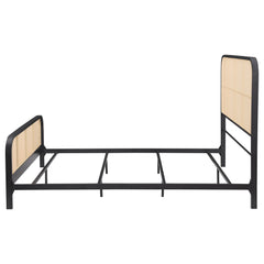 Lanewood Black Open Cane Eastern King Bed - Ornate Home