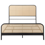 Lanewood Black Open Cane Queen Bed - Ornate Home