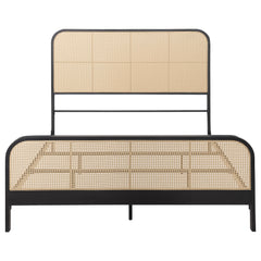 Lanewood Black Open Cane Queen Bed - Ornate Home