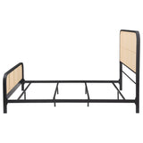 Lanewood Black Open Cane Queen Bed - Ornate Home