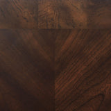 Laney Dark Merlot 3-piece Glass Top Coffee and End Table Set - Ornate Home