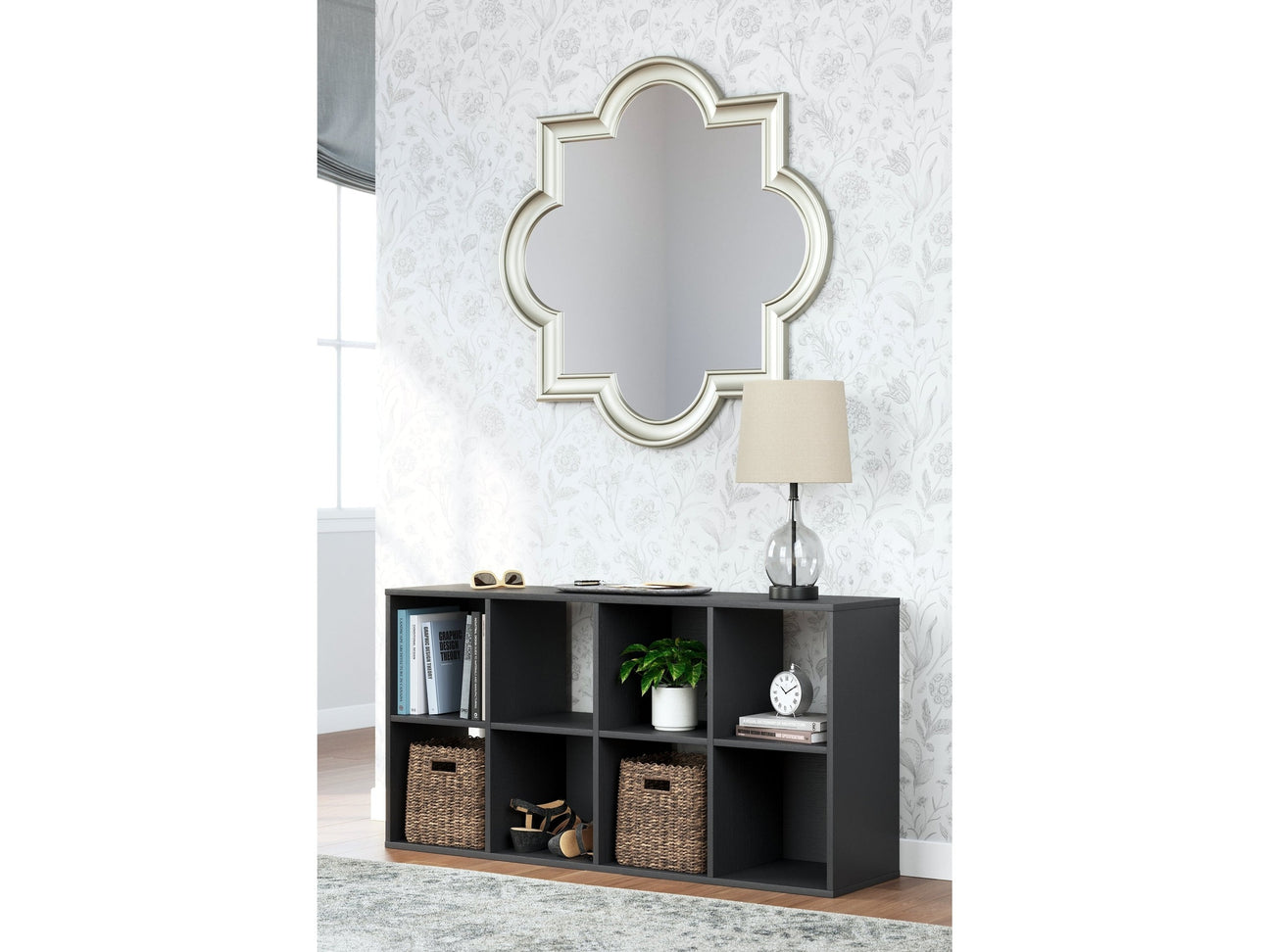 Langdrew Black Eight Cube Organizer - Ornate Home